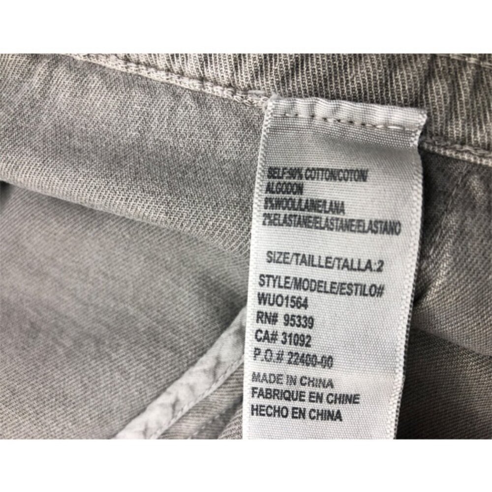 James Perse Washed in Style Lived in Look Crop Pants sz (2) or size M Medium. - Picture 6 of 7